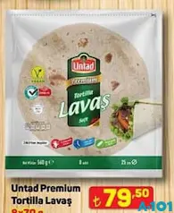 UNTAD PREMİUM TORTİLLA LAVAŞ 8X70 G
